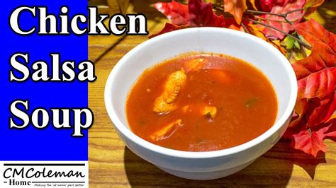 This quick and easy chicken white bean salsa soup is the kind of dish that barely qualifies as a recipe. Try something different: Chicken Salsa Soup - YouTube