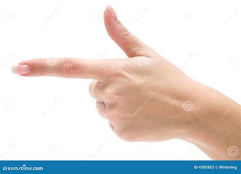 Pointing Left Stock Photos Image 4385853