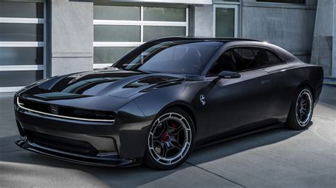 2022 Dodge Charger Daytona Srt Concept Bakgrunnsbilder Og