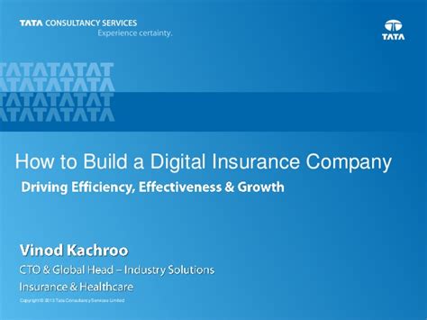 Because insurance customers are focused on digital modes of interaction, insurers must zero in on further, they must digitally reengineer their own internal operating models and embrace new. How to build a digital insurance company