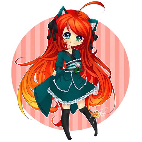 Kimono Chibi Girl By Koiwaii On Deviantart