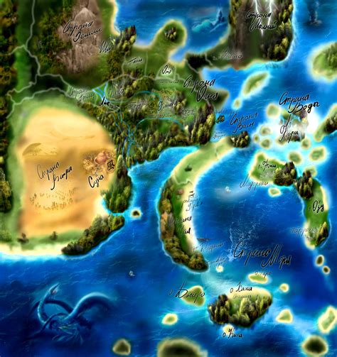 Naruto World Map By Miaharper On Deviantart