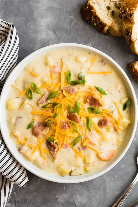 Crockpot Potato Soup And Video The Recipe Rebel