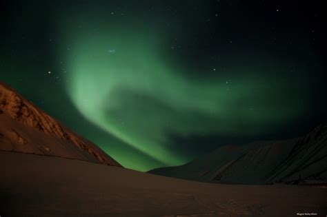 Northern Lights Longyearbyen Spitsbergen Svalbard Magne Neby Olsen