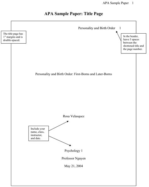 Formatting a paper in apa style. APA Thesis Writing Help