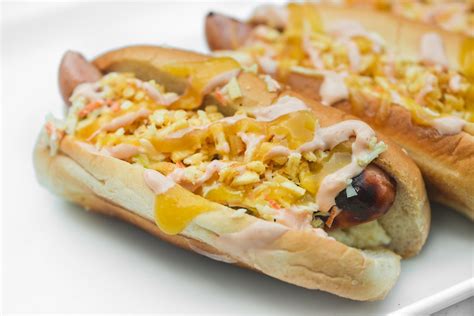 Perros Calientes Colombianos Colombian Hot Dogs With Queso Blanco