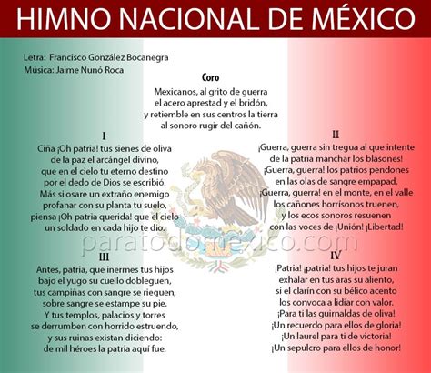 Himno Nacional Mexicano Corto