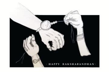 Happy Raksha Bandhan - Wordanova in 2020 | Raksha bandhan drawing, Raksha bandhan, Happy ...
