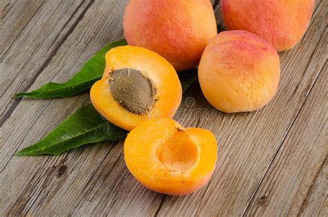 Apricots Stock Image Image Of Rustic Group Ripe Plant 34352901