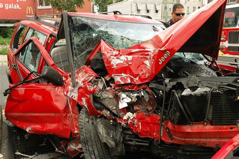 A vehicle in such condition as to endanger or likely to endanger a person or property shall not be driven, moved or parked on a highway. Driver hurt in horrific car accident in Jersey City - nj.com