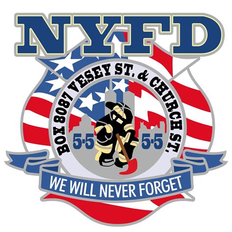 91101 Never Forget Vesey Church Street Nyfd Patch 5 Etsy