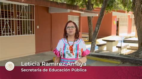 Video Mensaje De La Secretaria De Educación Pública De La Sexta Sesión