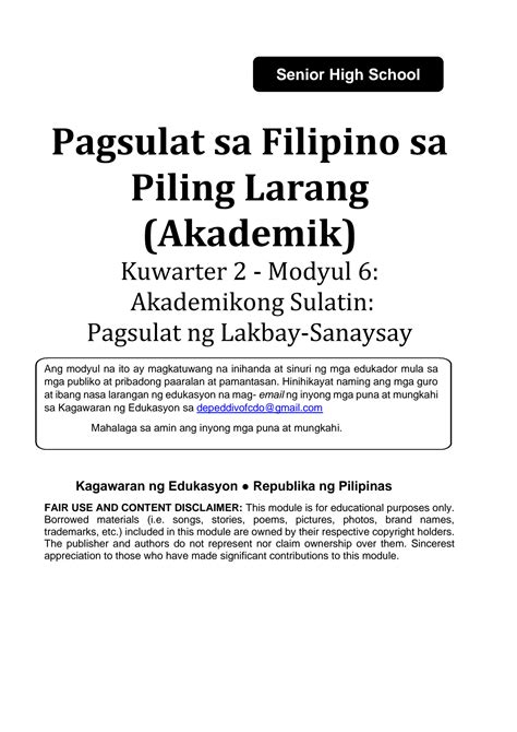Solution Filipino Pagsulat Ng Lakbay Sanaysay Studypool The Best Porn