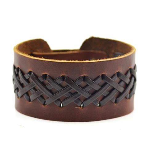 Aliexpress Com Buy Jiayiqi Vintage Braided Genuine Leather Bracelet