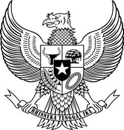 Logo Garuda Pancasila Emas Buku Mewarnai Lambang Negara Gambar Burung