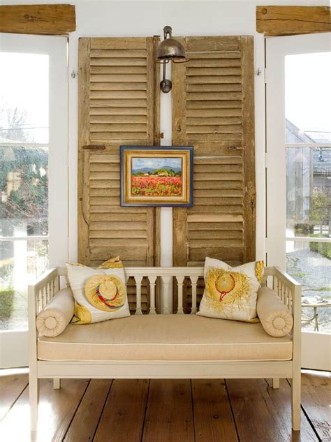 Diy Home Decor 18 Ways To Repurpose Old Shutters Style Motivation