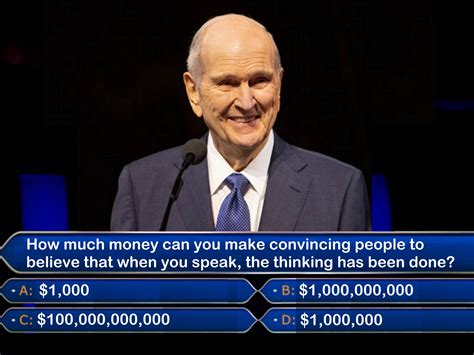 Who Wants To Be A 100 Billionaire Exmormon