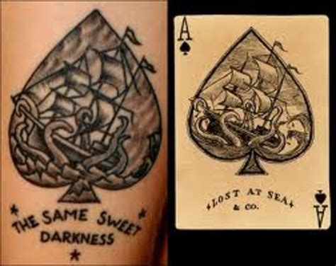 Tattoo ideas for girls provide the much needed inspiration and have a way of enhancing one's there are tattooists that specialise in script and it's always a great idea to see their work before you begin. Playing Card Tattoo Designs, Meanings, Pictures, and Ideas | TatRing