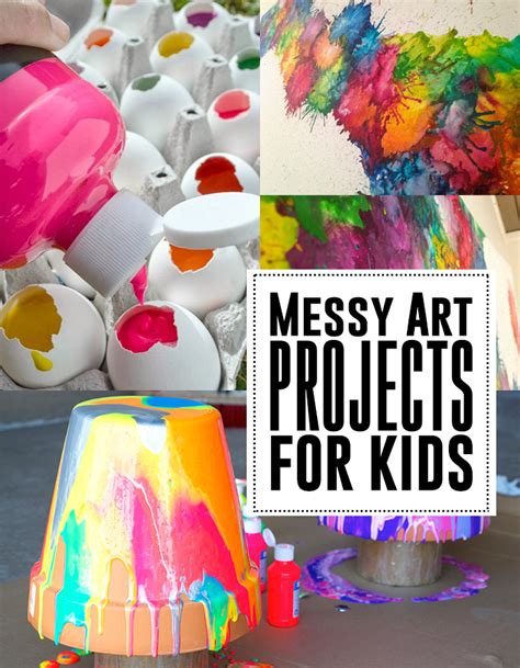 It's a compilation of really good projects that. The best messy art projects for kids - Andrea's Notebook