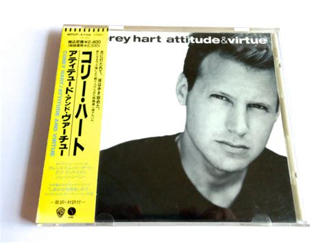 corey hart attitude and virtue japan promo cd 1992 w obi wpcp 4758 ebay