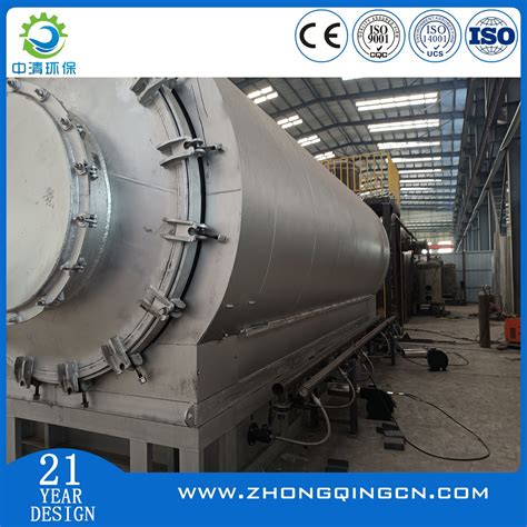 Waste Plastics Waste Rubber Waste Tire Pyrolysis Recycling Plant To Oil With Ce Sgs Iso