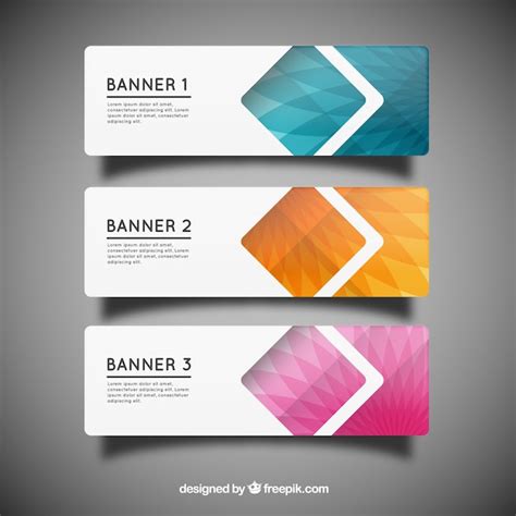 91 Banner Templates Vector Free Download