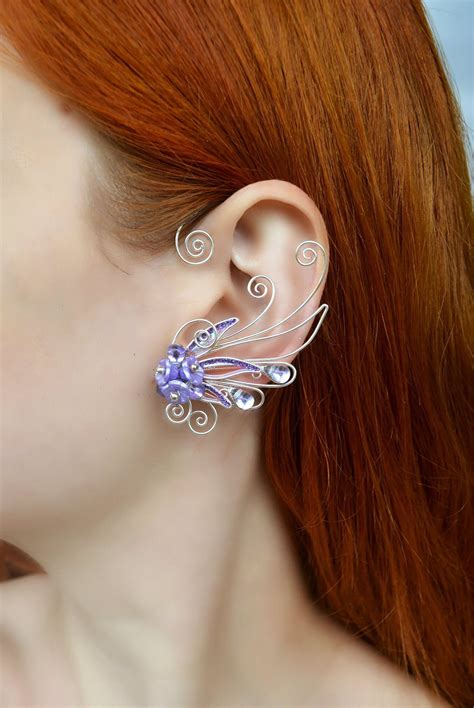 Elf Ear Cuff Fairy Ear Cuff Jewelry Elven Ear Wrap Etsy Ear Cuff