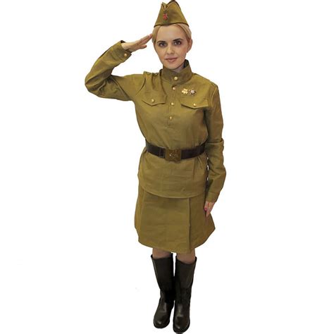 soviet russian red army ww2 soldier women s female uniform