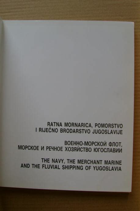 Ratna Mornarica Pomorstvo I Riječno Brodarstvo Jugoslavije