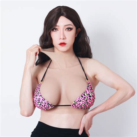 handmade silicone realistic crossdressing h cup cosplay fantasy event wear female suit silicone