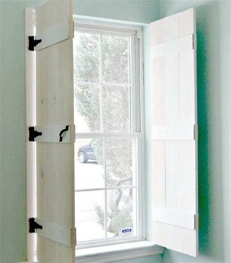 Interior windows wooden window shutters bathroom window coverings window treatments home interior doors for sale cabin window treatments. DIY Farmhouse Style Indoor Shutters | Hometalk
