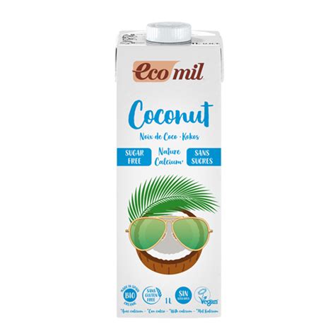 Ecomil Lait De Coco Bio Sans Sucres Calcium L Bio Maroc