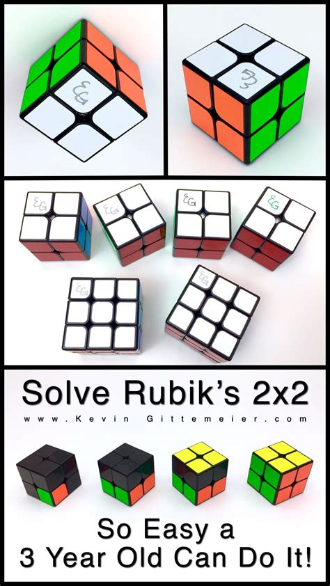 How To Solve A Rubix Cube Step By Step 2x2 Howto