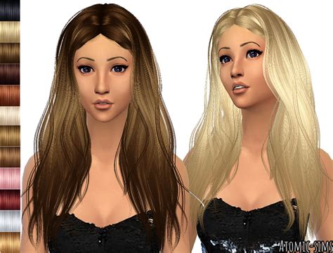 Anto Brielle Hairstyle Peggyed V4 Retexture The Sims 4 Catalog