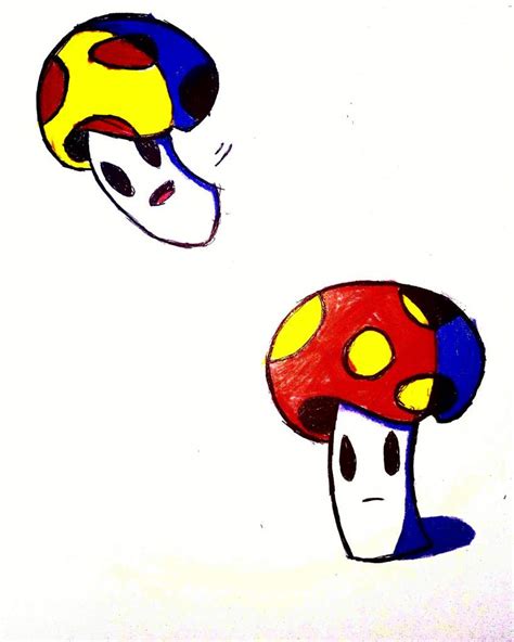 Mario Mushroom Drawing Free Download On Clipartmag