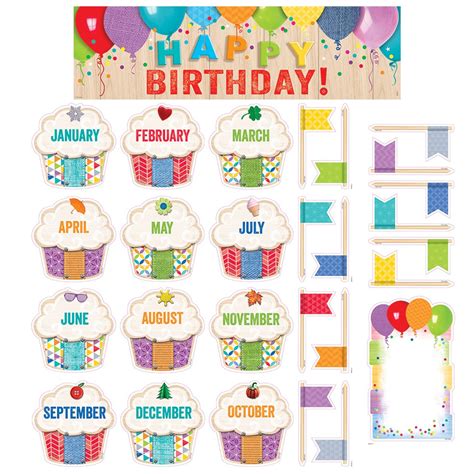 Upcycle Happy Birthday Mini Bulletin Board Birthday Display Student