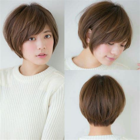 Asian Japanese Haircut Round Face Haircuts Trendy Haircuts Short Bob Haircuts Haircuts With