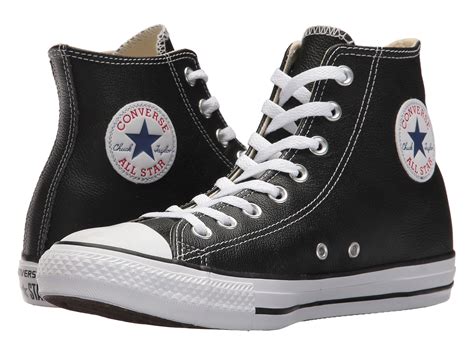 Converse Chuck Taylor All Star Leather Hi At Zappos Com