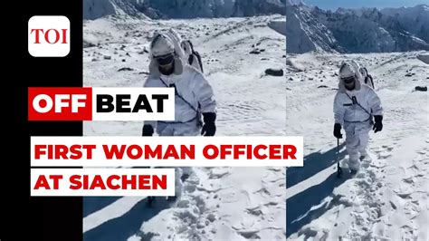 Capt Shiva Chouhan Becomes First Woman Officer To Be Deployed At Siachen TOI Original Times