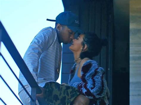 tyga stimulated music video kylie jenner and tyga share kiss in new music video titled