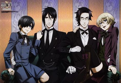 Kuroshitsuji Sebastian Michaelis Claude Faustus Alois Trancy Ciel