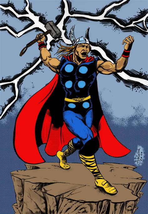 Thor God Of Thunder Ii By Antonio Rocha On Deviantart