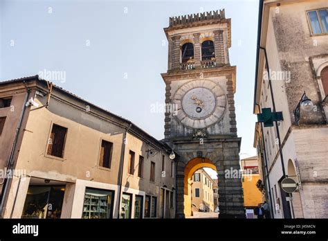 Este Padua The Clock Tower Named Torre Civica Della Porta Vecchia