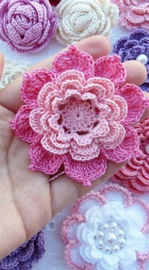 44 Easy And Free Crochet Flower Patterns Ideas And Images For This