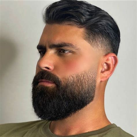 Fade Haircut With Beard Short Hair With Beard Mens Hairstyles With