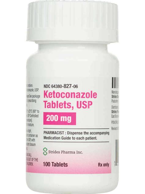 Ketoconazole For Dogs 200 Mg 100 Ct Item 603rx