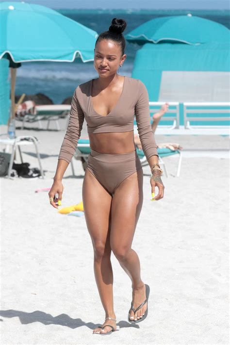 Karrueche Tran In Bikini On A Beach In Miami CelebMafia The Best Porn Website