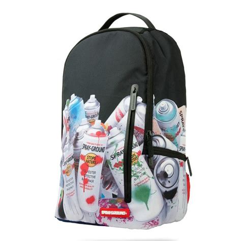 Sprayground Backpack Paint Cans Dlx Black