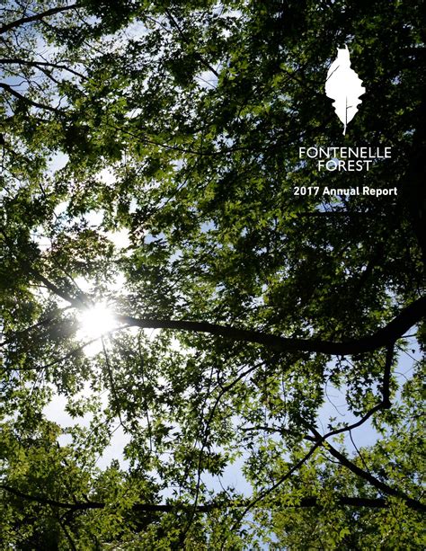 2017 Annual Report Fontenelle Forest Bellevue