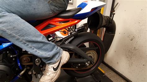 Triumph Daytona 676 Race Bike Dyno Run Youtube